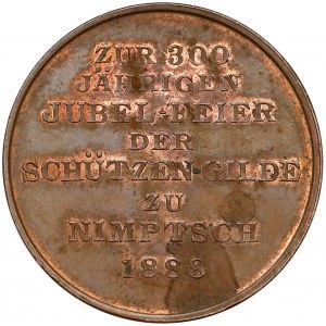 Niemcza (Nimptsch), Medal 300-lecie Schützen-Gilde 1588-1888
