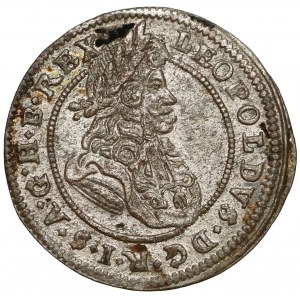 Śląsk, Leopold I, 1 krajcar 1699 CB, Brzeg