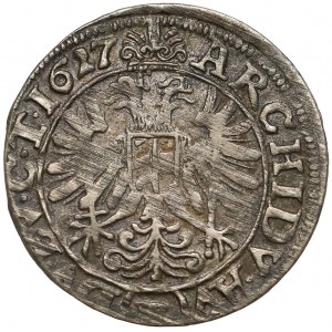 Śląsk, Ferdynand II, 3 krajcary 1627 HR, Wrocław - (3) pod popiersiem