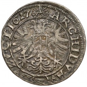 Śląsk, Ferdynand II, 3 krajcary 1627 HR, Wrocław - (3) pod popiersiem