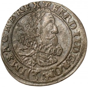Śląsk, Ferdynand II, 3 krajcary 1627 HR, Wrocław - data pod popiersiem