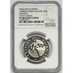 Próba NIKIEL 100 złotych 1980 XXII Olimpiada - biegacz