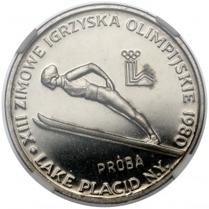 Próba NIKIEL 2000 złotych 1980 Lake Placid - Skoki