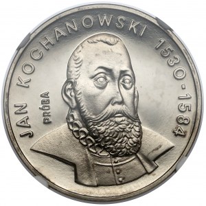 Próba NIKIEL 100 złotych 1980 Jan Kochanowski - duża głowa
