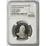 Próba NIKIEL 100 złotych 1980 Jan Kochanowski - duża głowa