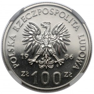 Próba NIKIEL 100 złotych 1986 Władysław I Łokietek