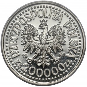 Próba SREBRO 200.000 złotych 1991 Jan Paweł II Ołtarz