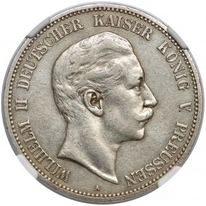 Deutschland, Preussen, 5 Mark 1888 A - klein Adler - selten