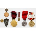 PRL, Zestaw odznaczeń, medali i odznak (5szt)