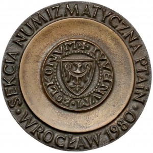 Medal Sekcja Numizmatyczna PTAiN - Wrocław 1980