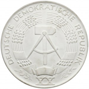 Niemcy, Miśnia, Medal XX Lat Niemieckiej Republiki Demokratycznej - Porcelana