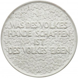 Niemcy, Miśnia, Medal XX Lat Niemieckiej Republiki Demokratycznej - Porcelana