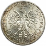 Głowa Kobiety 10 złotych 1933