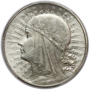 Głowa Kobiety 10 złotych 1932 bz, Londyn - PIĘKNE