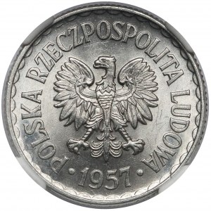 1 złoty 1957 - rzadka w tym stanie