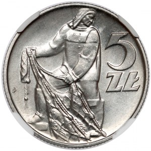 Rybak 5 złotych 1971