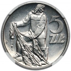 Rybak 5 złotych 1971