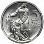 5 złotych 1958 Rybak - BAŁWANEK