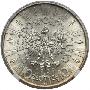 Piłsudski 10 złotych 1939