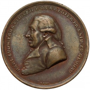 Głogów / Legnica, Medal prezydent Karol Ludwig von Cocceji 1802