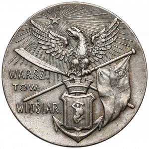 Medal Warszawskie Towarzystwo Wioślarskie - Za Wyścig Wodny