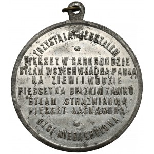 Medalik religijny - 500. rocznica Obrazu na Jasnej Górze 1882 r.