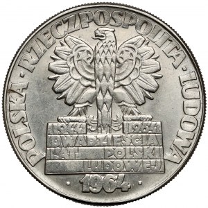 Próba NIKIEL 10 złotych 1964 Nowa Huta Płock Turoszów