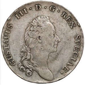 Szwecja, Gustaw III (1772-1792), Rikdsdaler 1791 OL