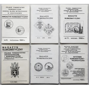 Makiety, Magazyn numizmatyczny 1990-93 (6szt)