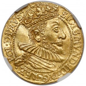 Zygmunt III Waza, Dukat Gdańsk 1590 - menniczy - rzadki