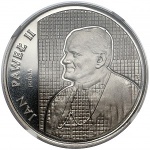 Próba NIKIEL 10.000 złotych 1989 Jan Paweł II - na kratce