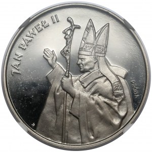 Próba NIKIEL 10.000 złotych 1987 Jan Paweł II - z krzyżem