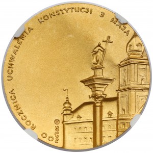 Złoty medal Jan Paweł II 1991, 200-lecie Konstytucji 3 maja - RZADKI