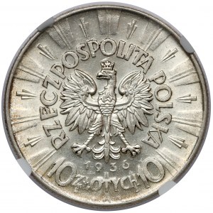 Piłsudski 10 złotych 1936