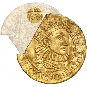 Zygmunt III Waza, Dukat Gdańsk 1588 - NIEOPISANY - rzadkość