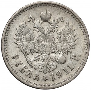 Rosja, Mikołaj II, Rubel 1911 ЭБ