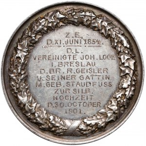 Wrocław, Medal na srebrne gody 1901