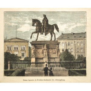 KRÓLEWIEC (KALININGRAD). Pomnik Fryderyka Wilhelma III; ryt