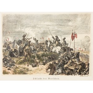 WARSZAWA. Bitwa pod Warszawą w 1656 r., ryt. R.B. Roloffs