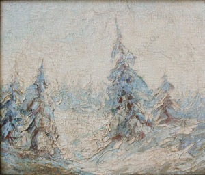 Max Haneman (1882-1944), Świerki w śniegu