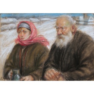 Józefa Maria Józefowicz(1900-?), Starość i młodość(wg T.Axentowicza)