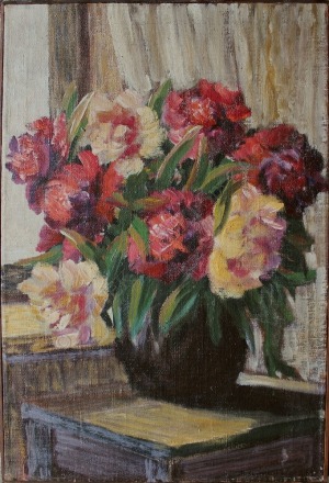 Mieczysław Szymański (1903-1990), Kwiaty w wazonie