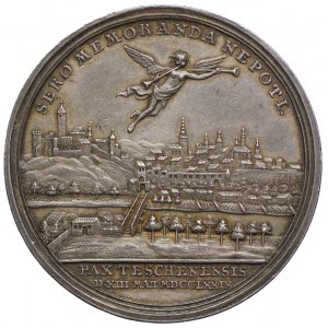 Pokój Cieszyński 1779, medal, b. rzadki