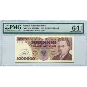 1.000.000 złotych 1991 seria E, PMG 64 EPQ