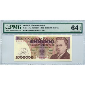 1.000.000 złotych 1991 seria E, PMG 64 EPQ