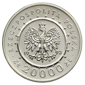 20.000 złotych 1993 Zamek w Łańcucie, PRÓBA NIKIEL