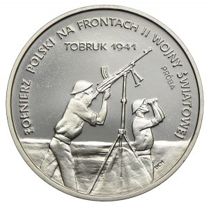 100.000 złotych 1991, Tobruk 1941, PRÓBA NIKIEL