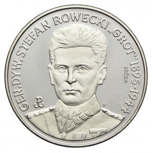 200.000 złotych 1990, gen. Stefan Rowecki GROT, PRÓBA NIKIEL