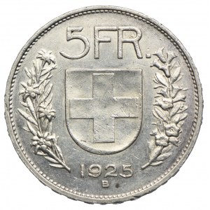 Szwajcaria, 5 franków 1925 B