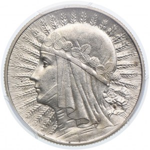 5 złotych 1934 Głowa Kobiety, PCGS MS62